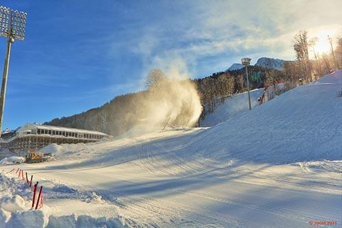 O comprimento total das pistas de competição é de 20 km / Foto: Divulgação Sochi 2014